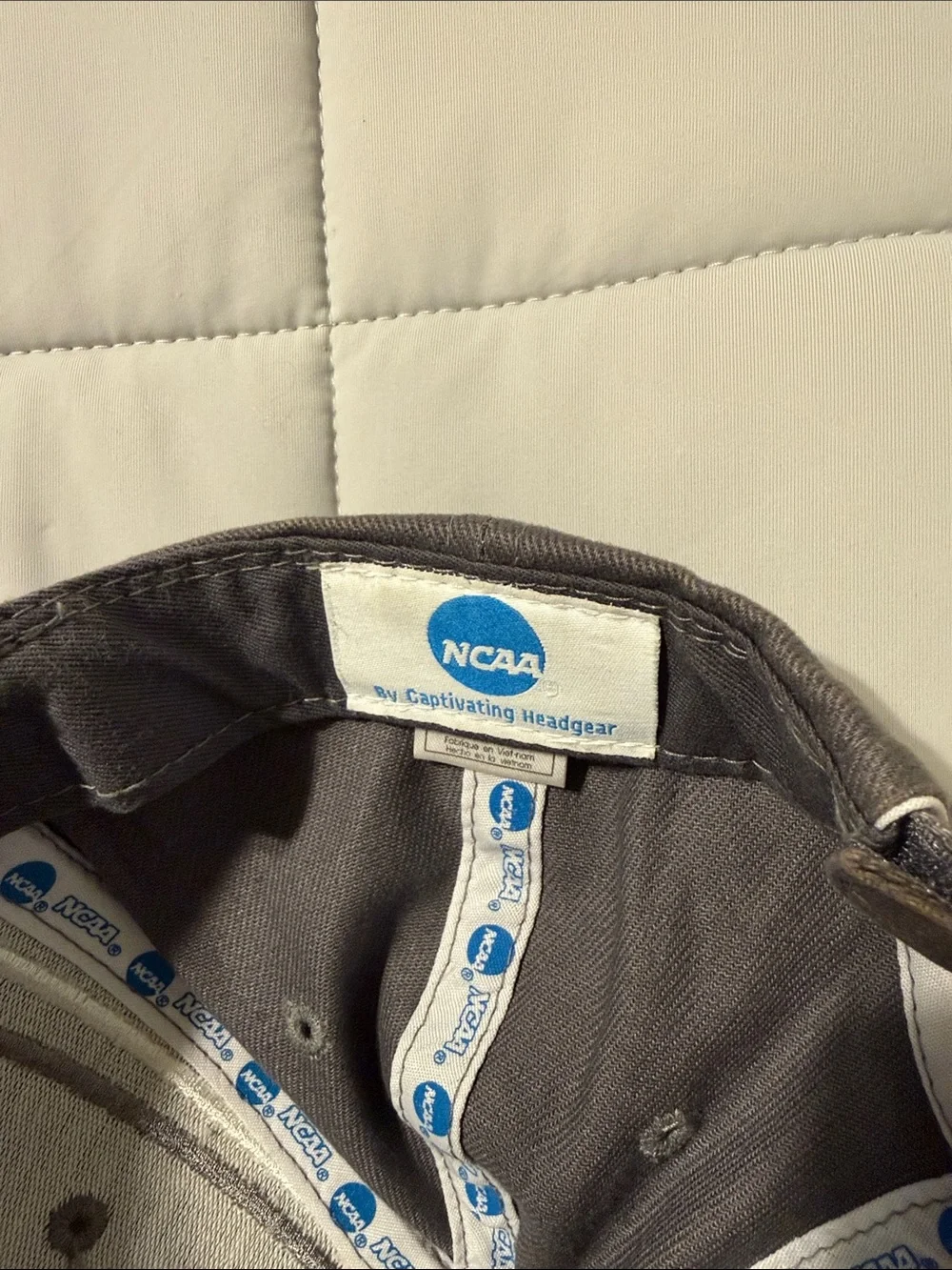 NCAA Gray Cap with Blue and Orange Boise State Broncos Logo
